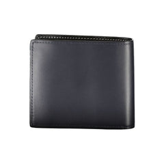 Cartera de cuero azul Tommy Hilfiger