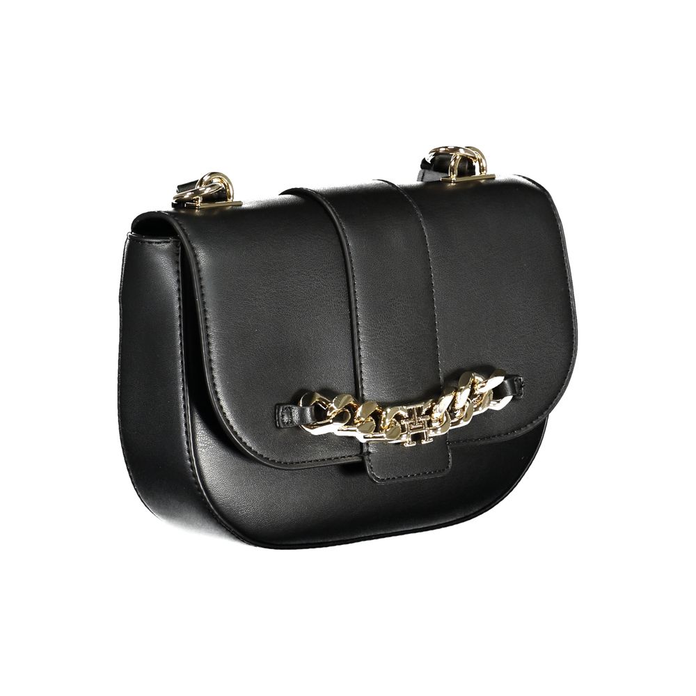 Bolso de mano Tommy Hilfiger de polietileno negro