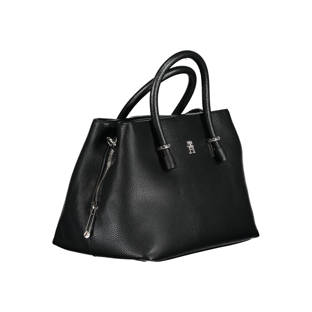 Bolso de mano Tommy Hilfiger de polietileno negro
