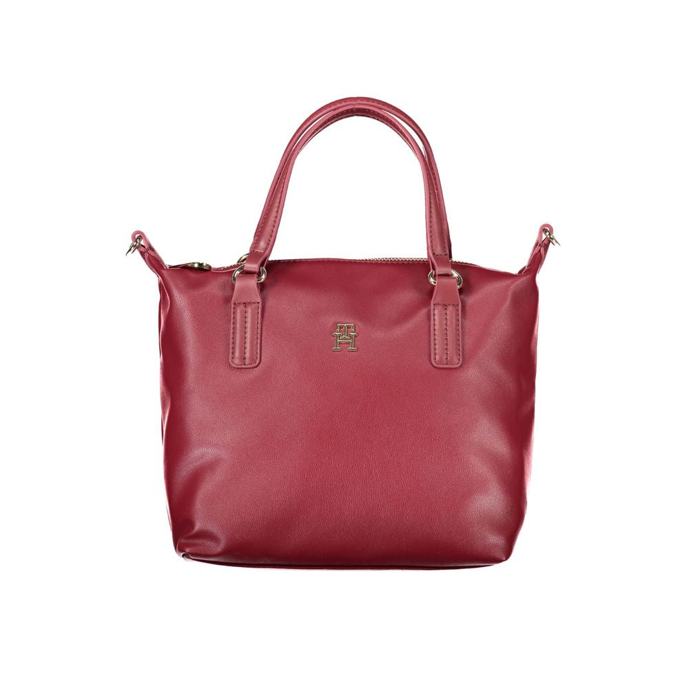 Bolso de mano rojo de poliéster de Tommy Hilfiger