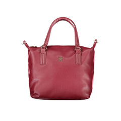 Bolso de mano rojo de poliéster de Tommy Hilfiger