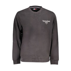 Suéter de algodón negro de Tommy Hilfiger
