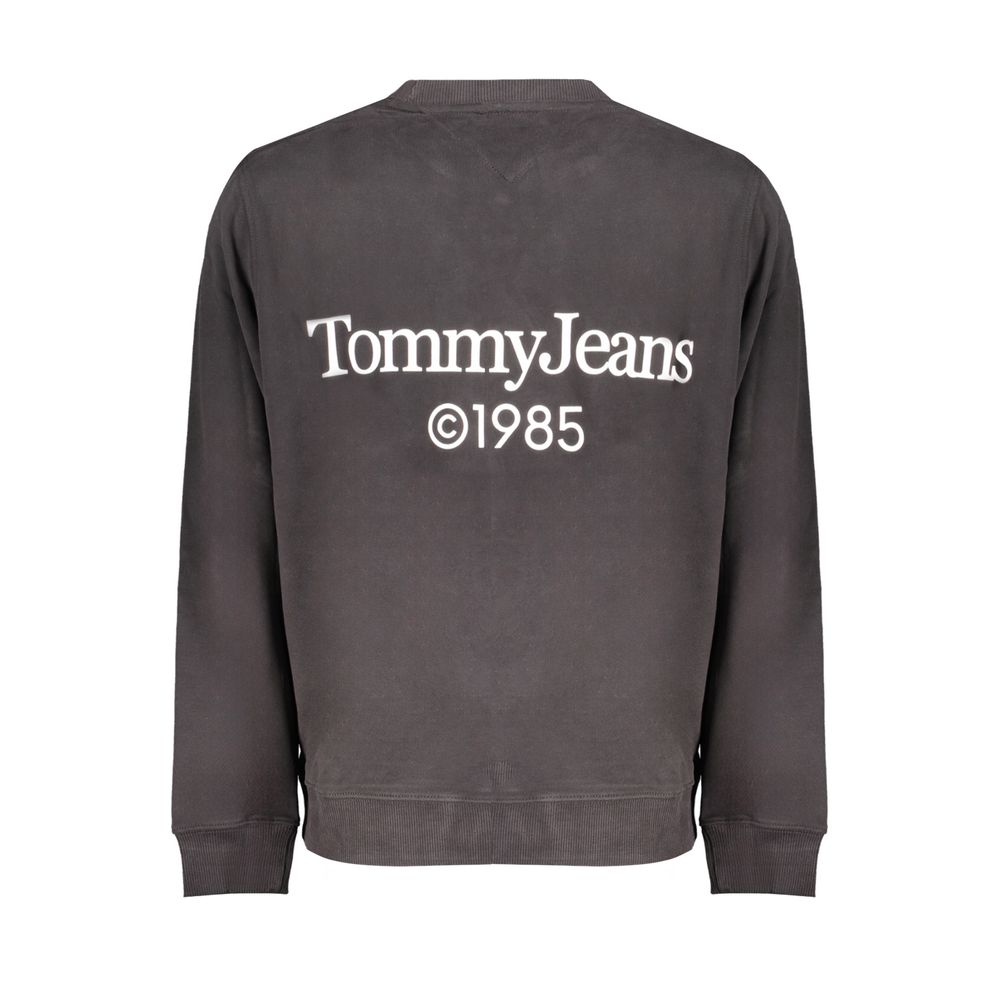 Suéter de algodón negro de Tommy Hilfiger
