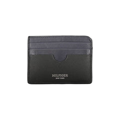 Cartera de cuero negra Tommy Hilfiger