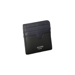 Cartera de cuero negra Tommy Hilfiger