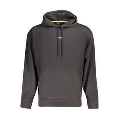 Suéter de algodón negro de Hugo Boss