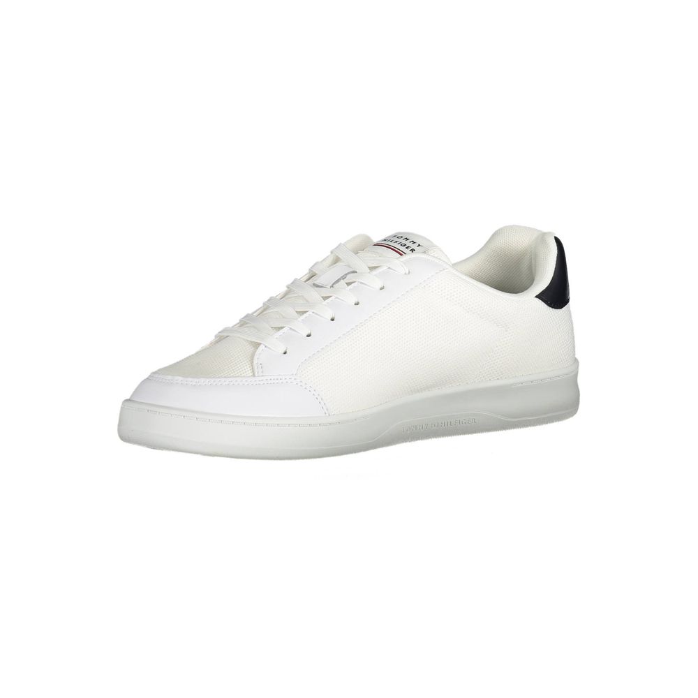 Zapatillas blancas de poliéster de Tommy Hilfiger
