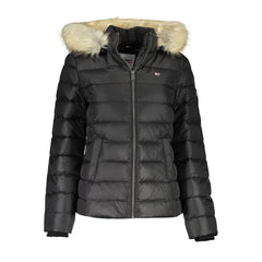 Chaquetas y abrigos de poliéster negros de Tommy Hilfiger