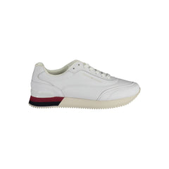 Zapatillas blancas de poliéster de Tommy Hilfiger