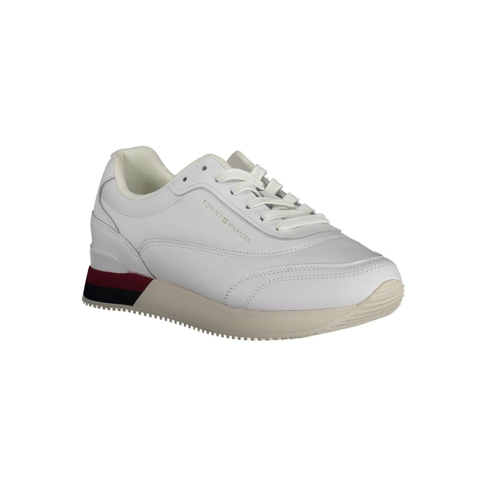 Zapatillas blancas de poliéster de Tommy Hilfiger