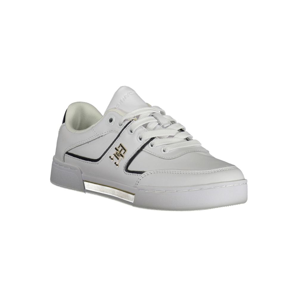 Zapatillas blancas de poliéster de Tommy Hilfiger
