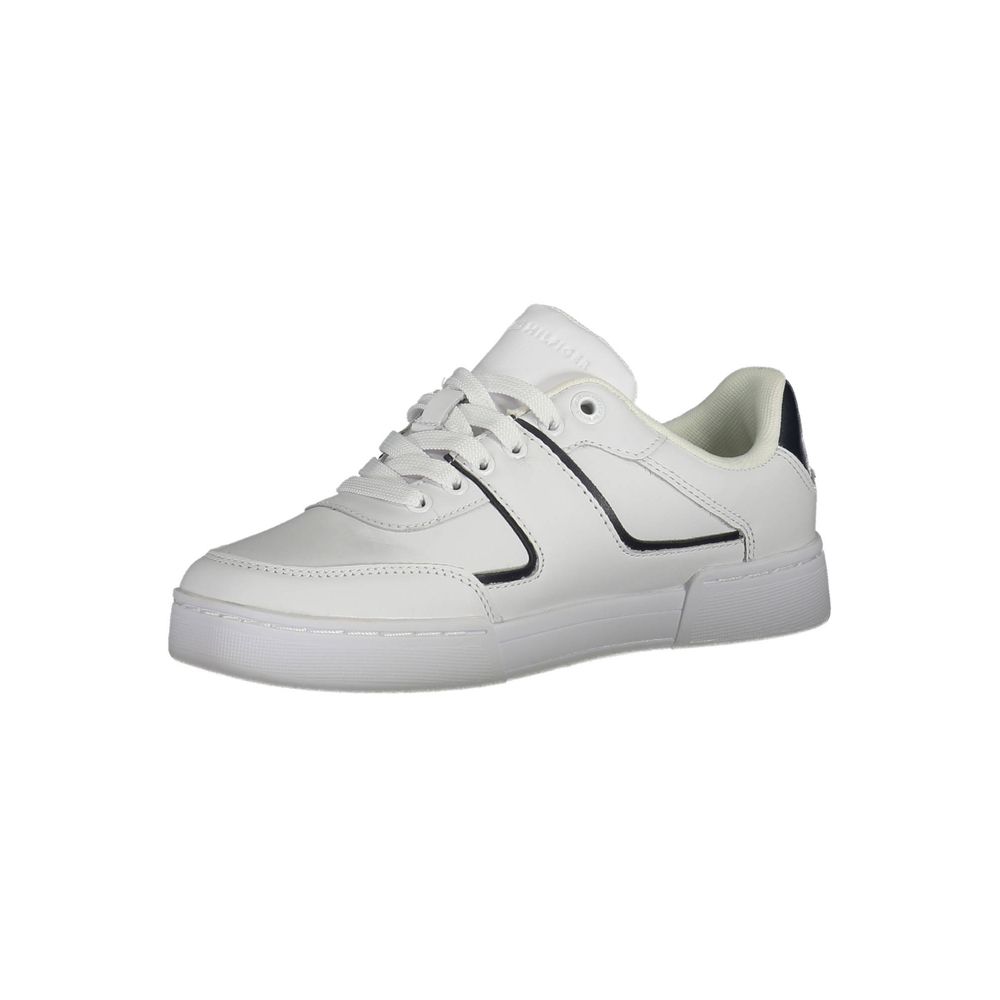 Zapatillas blancas de poliéster de Tommy Hilfiger