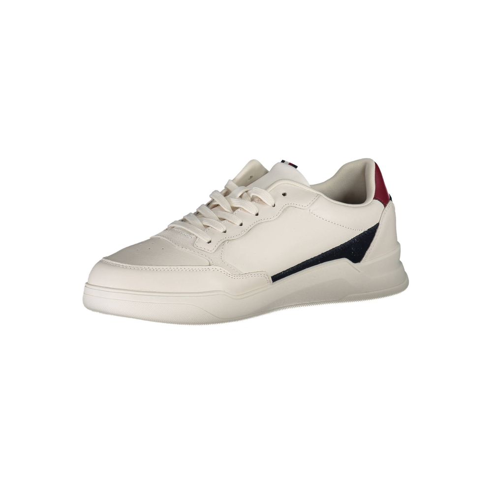 Zapatillas blancas de poliéster de Tommy Hilfiger