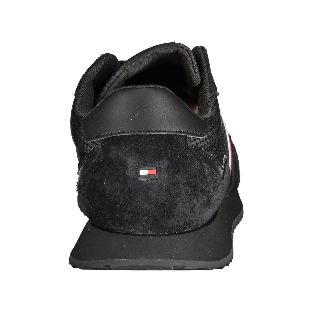 Zapatillas Tommy Hilfiger negras de poliéster