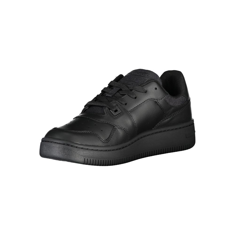 Zapatillas Tommy Hilfiger negras de poliéster