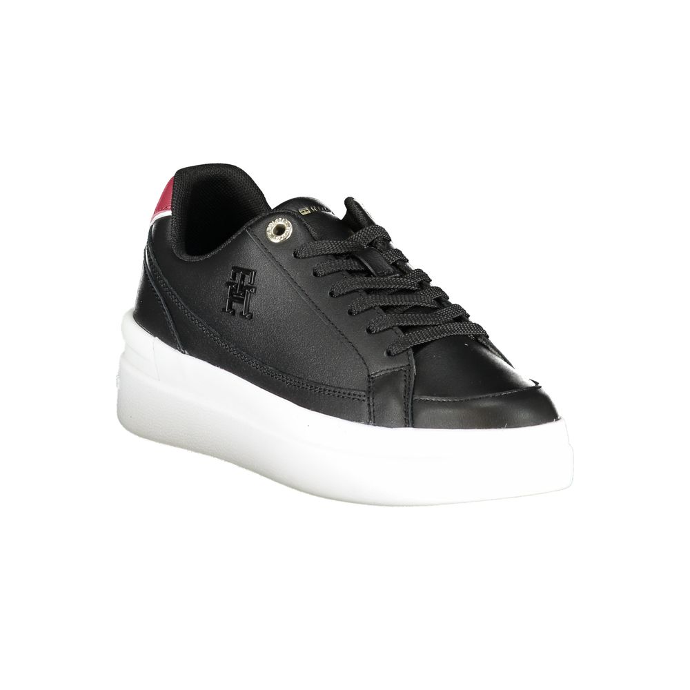 Zapatillas Tommy Hilfiger negras de poliéster