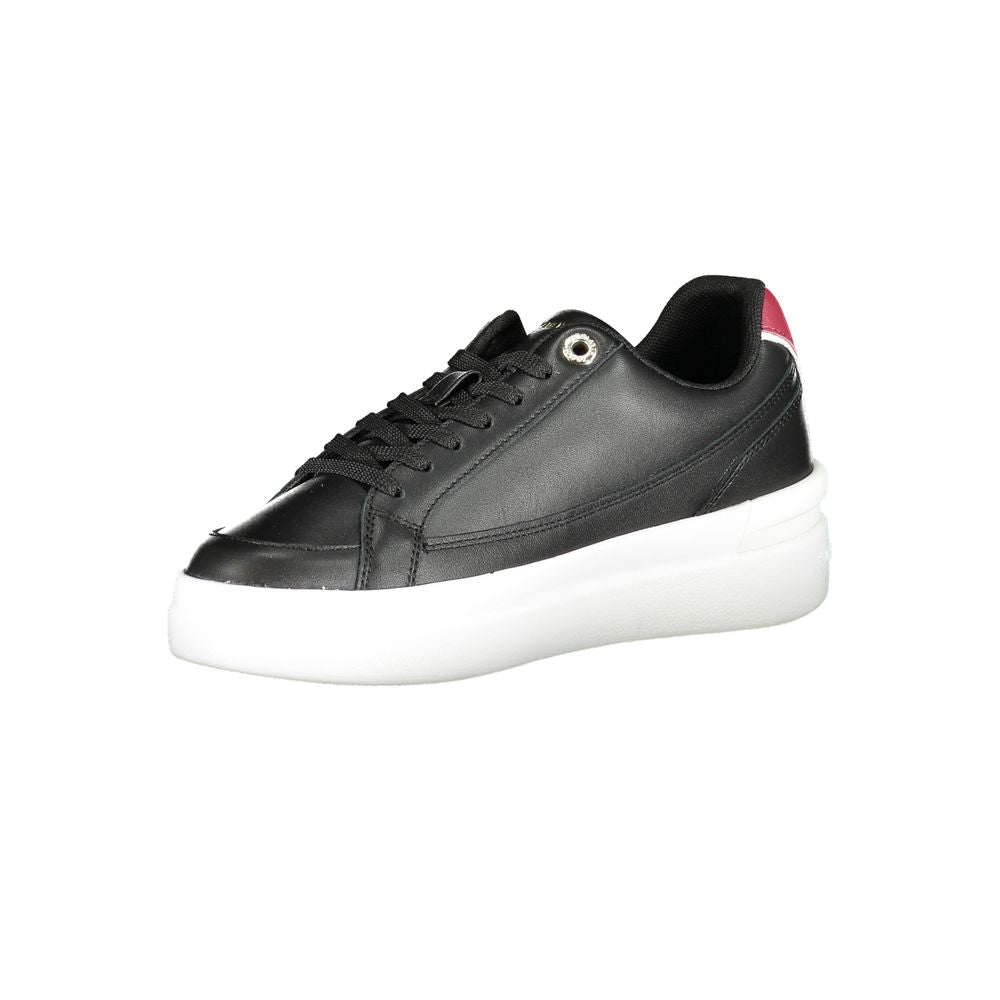 Zapatillas Tommy Hilfiger negras de poliéster