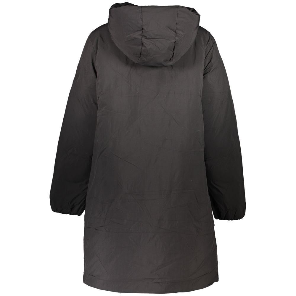 Chaquetas y abrigos de poliéster negros de Tommy Hilfiger