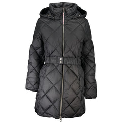 Chaquetas y abrigos de poliéster negros de Tommy Hilfiger
