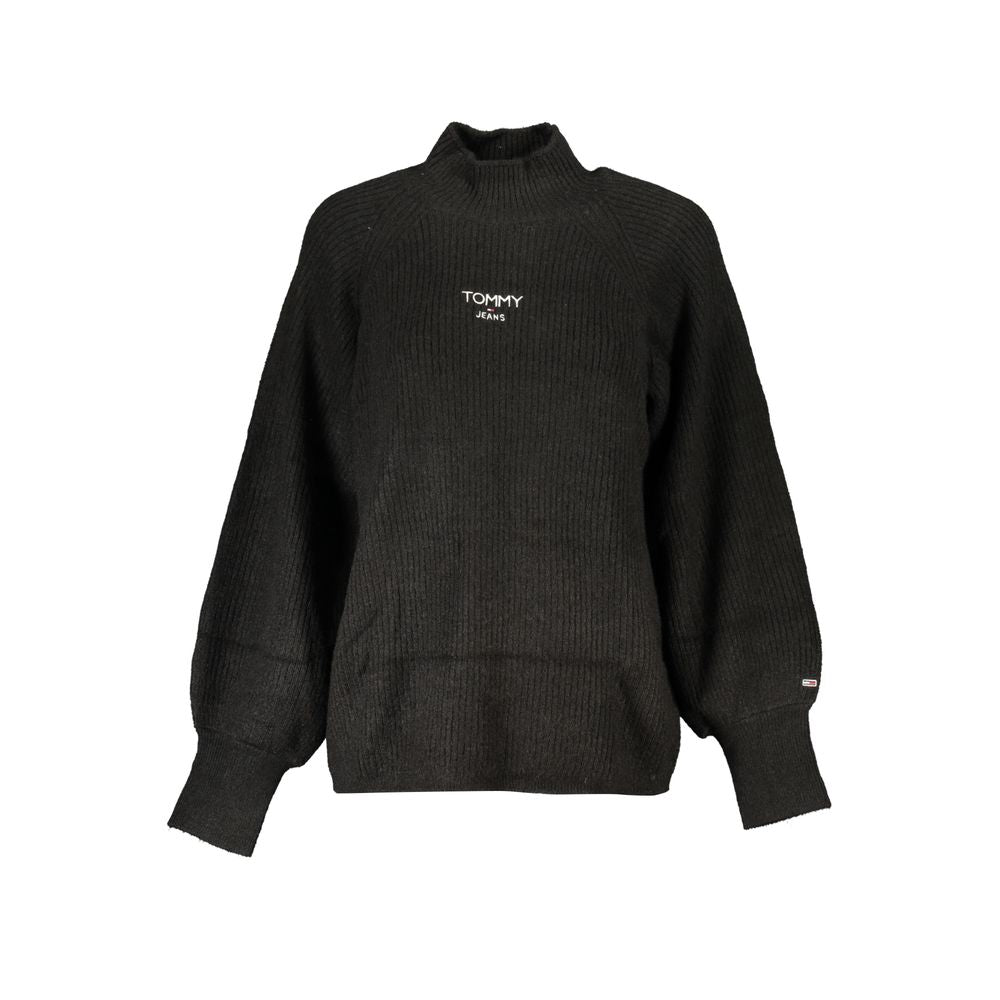 Suéter de poliéster negro de Tommy Hilfiger