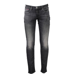 Vaqueros y pantalón de algodón negro Tommy Hilfiger