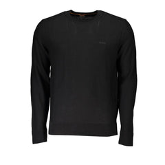 Suéter de lana negro de Hugo Boss