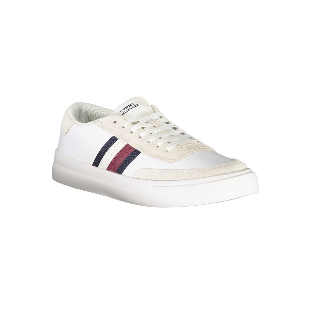 Zapatillas blancas de poliéster de Tommy Hilfiger