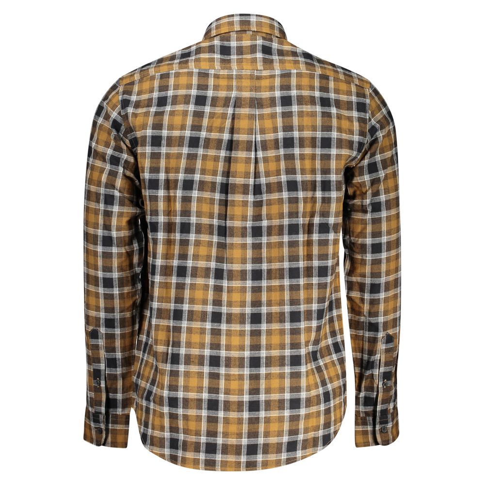 Camisa de algodón marrón Timberland