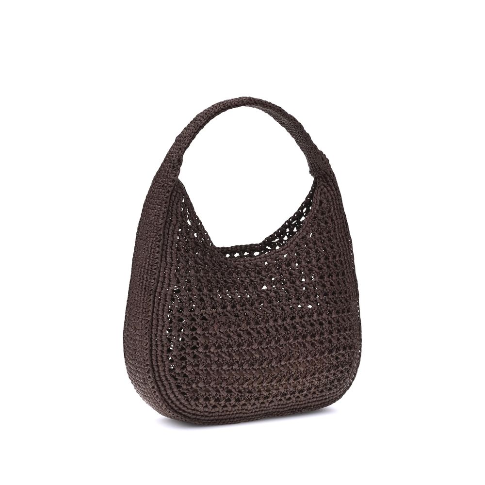 Bolso de hombro con logotipo de Miu Miu