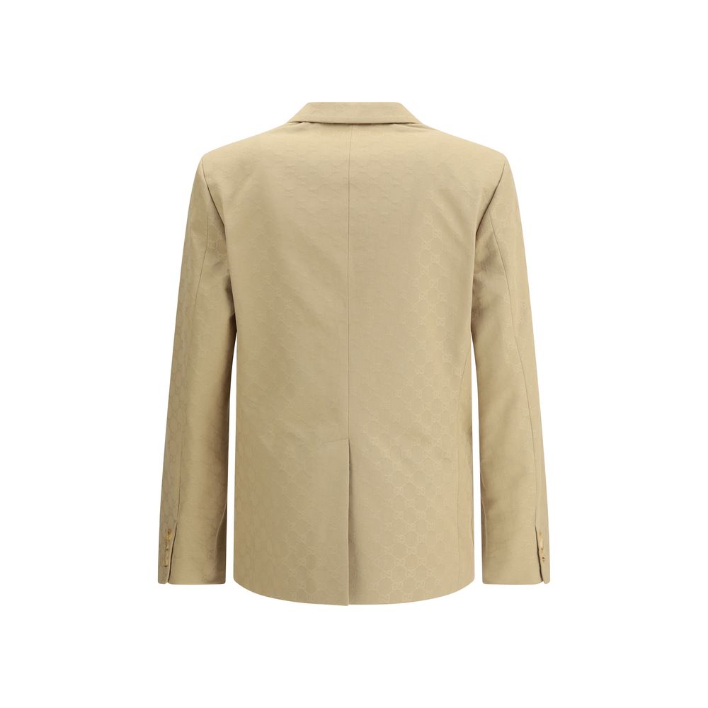 Blazer Gucci con GG en jacquard