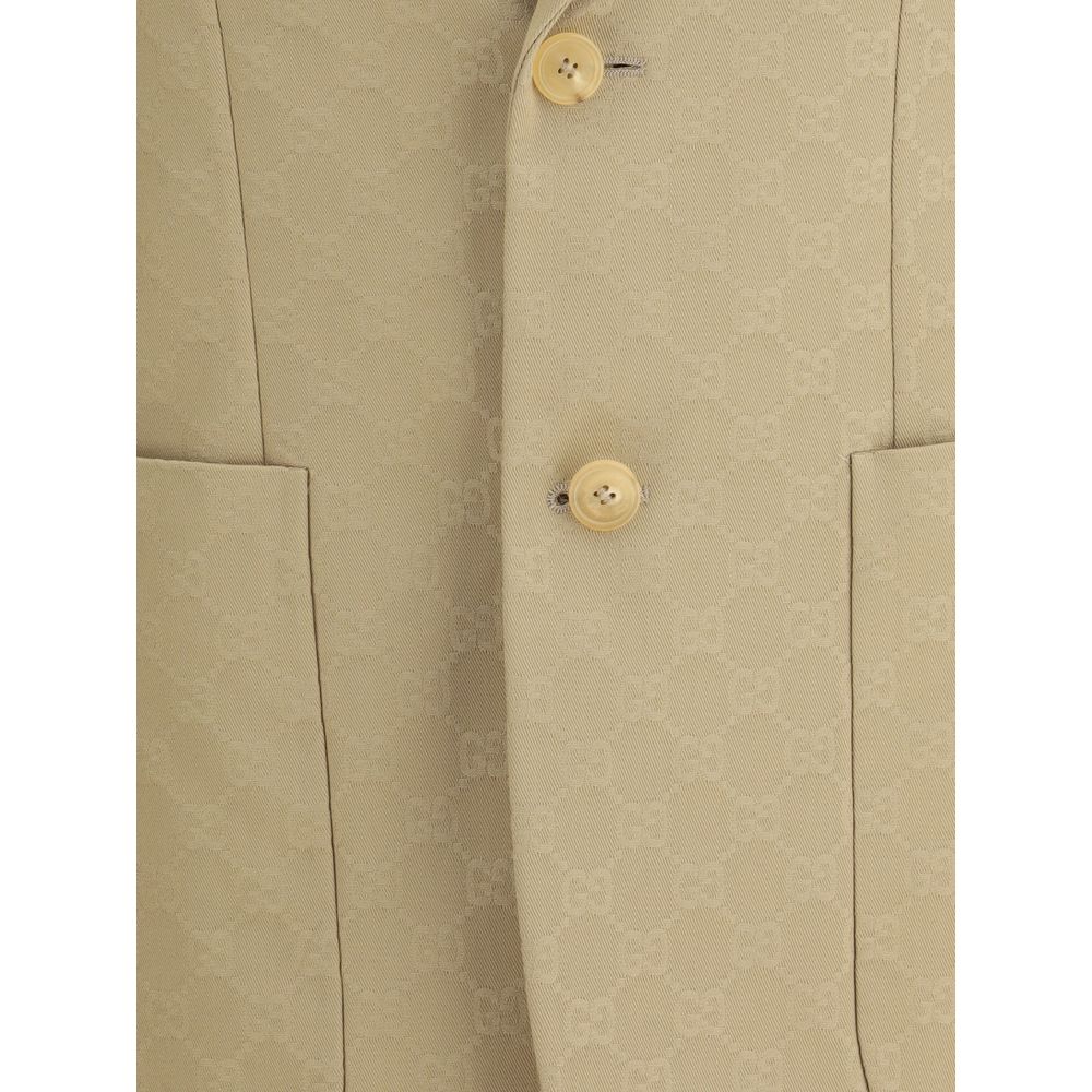 Blazer Gucci con GG en jacquard