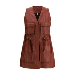 Chaleco de cuero Chloé