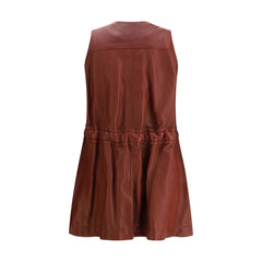Chaleco de cuero Chloé