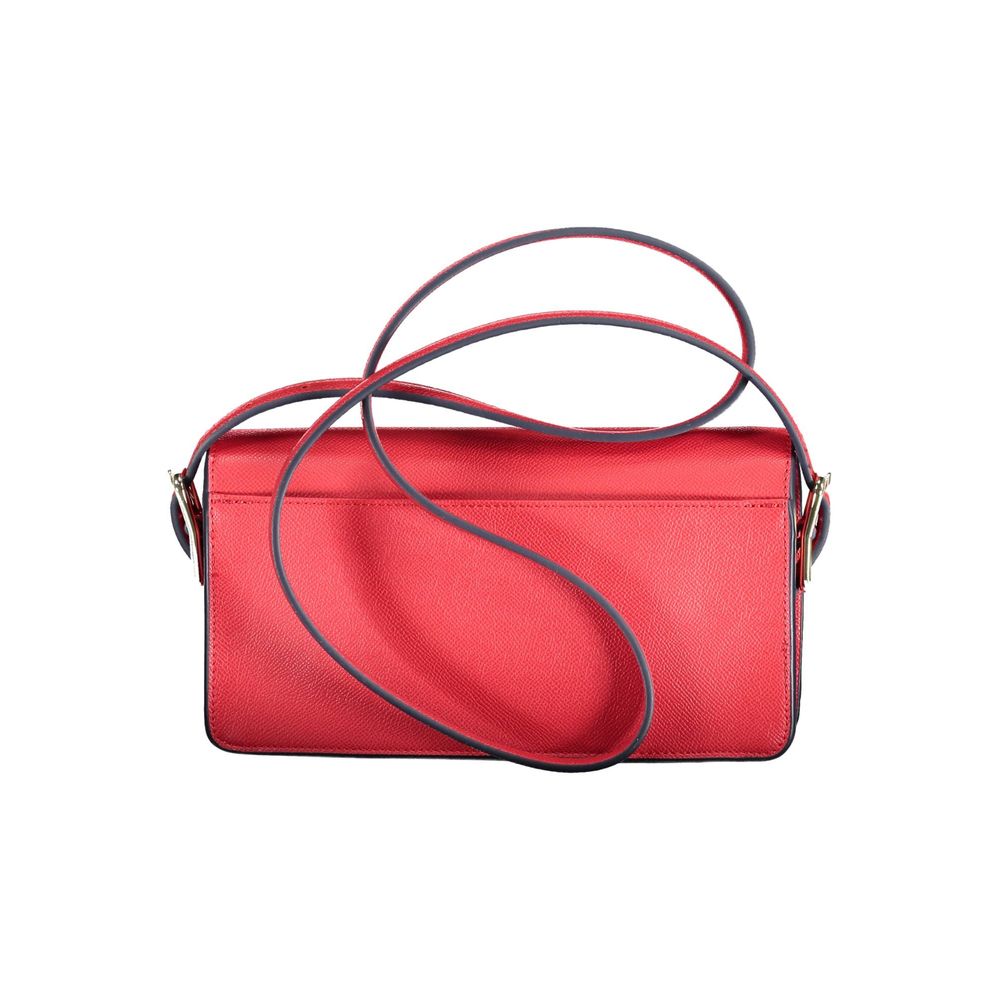 Bolso de mano rojo de polietileno Tommy Hilfiger