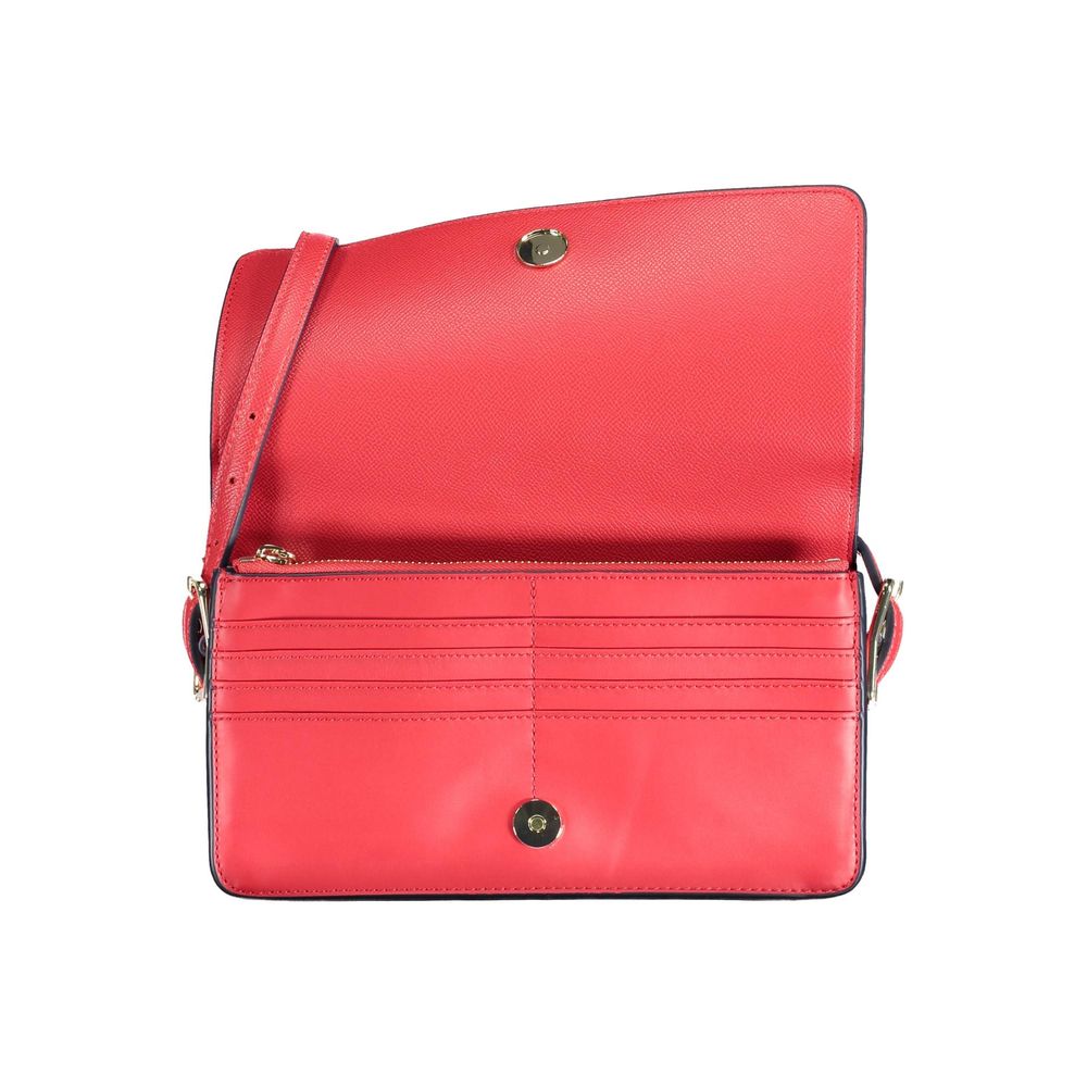 Bolso de mano rojo de polietileno Tommy Hilfiger