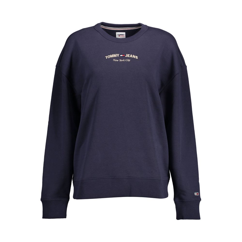 Suéter de algodón azul Tommy Hilfiger
