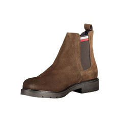 Bota de poliéster marrón de Tommy Hilfiger