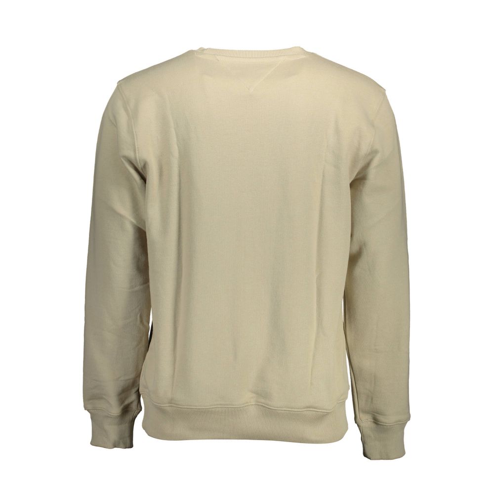 Suéter de algodón beige de Tommy Hilfiger