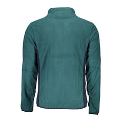 Suéter de poliéster verde de Noruega 1963