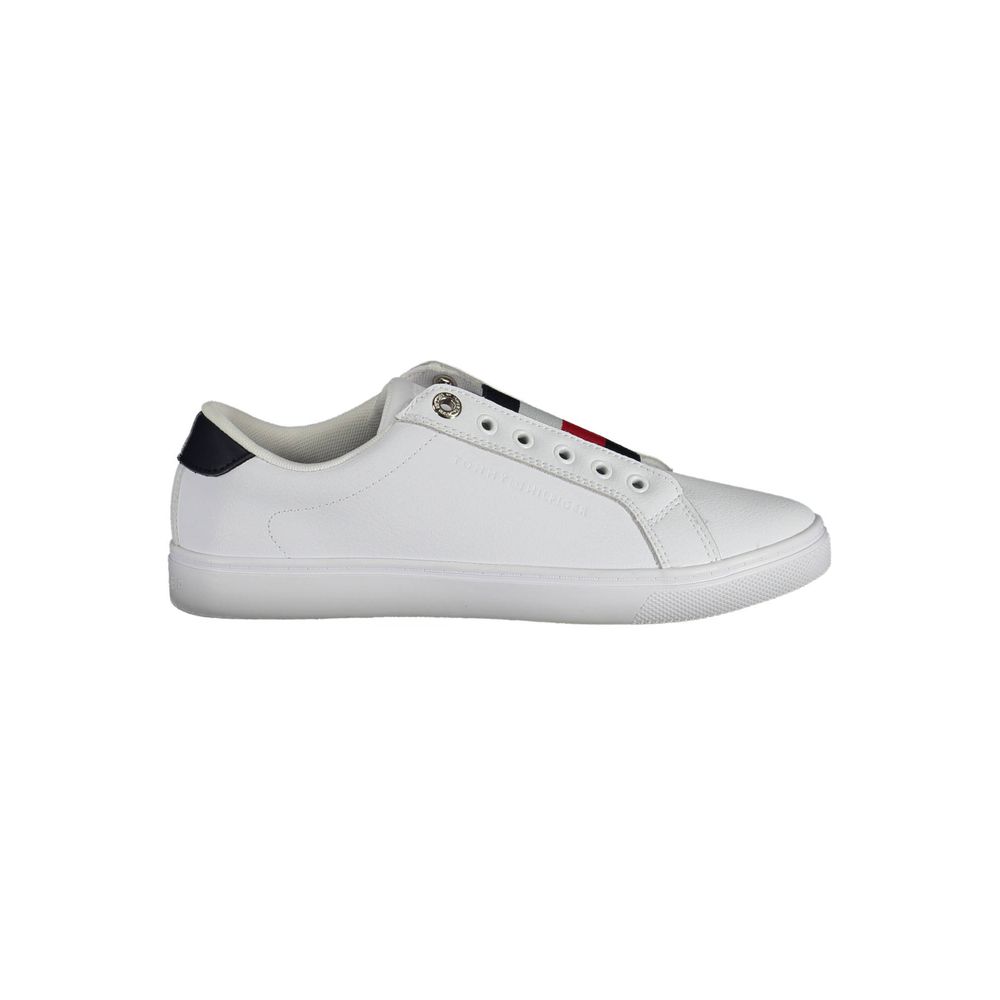 Zapatillas blancas de poliéster de Tommy Hilfiger