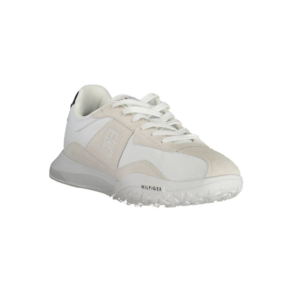 Zapatillas blancas de poliéster de Tommy Hilfiger