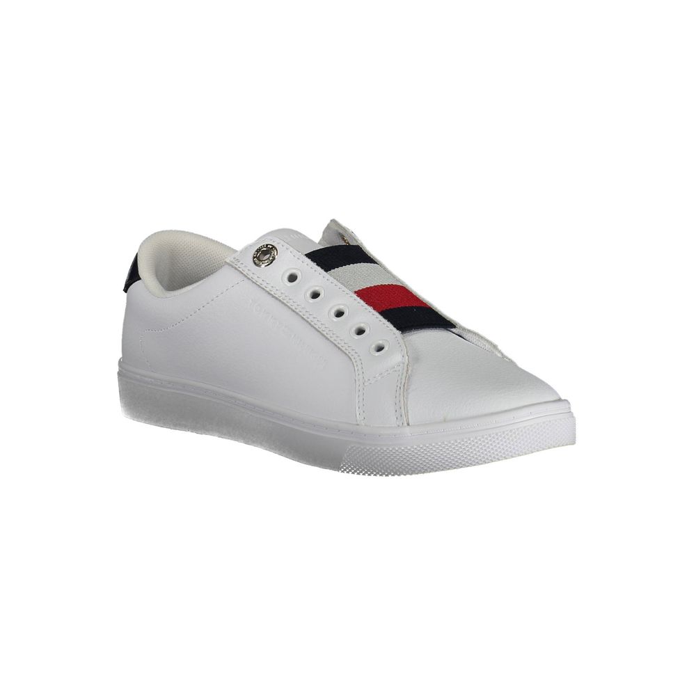 Zapatillas blancas de poliéster de Tommy Hilfiger