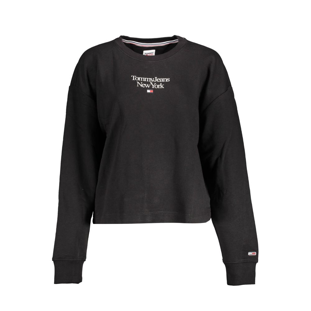Suéter de algodón negro de Tommy Hilfiger