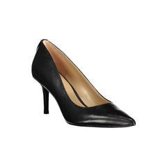Zapatos planos de cuero negro Ralph Lauren