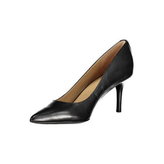 Zapatos planos de cuero negro Ralph Lauren