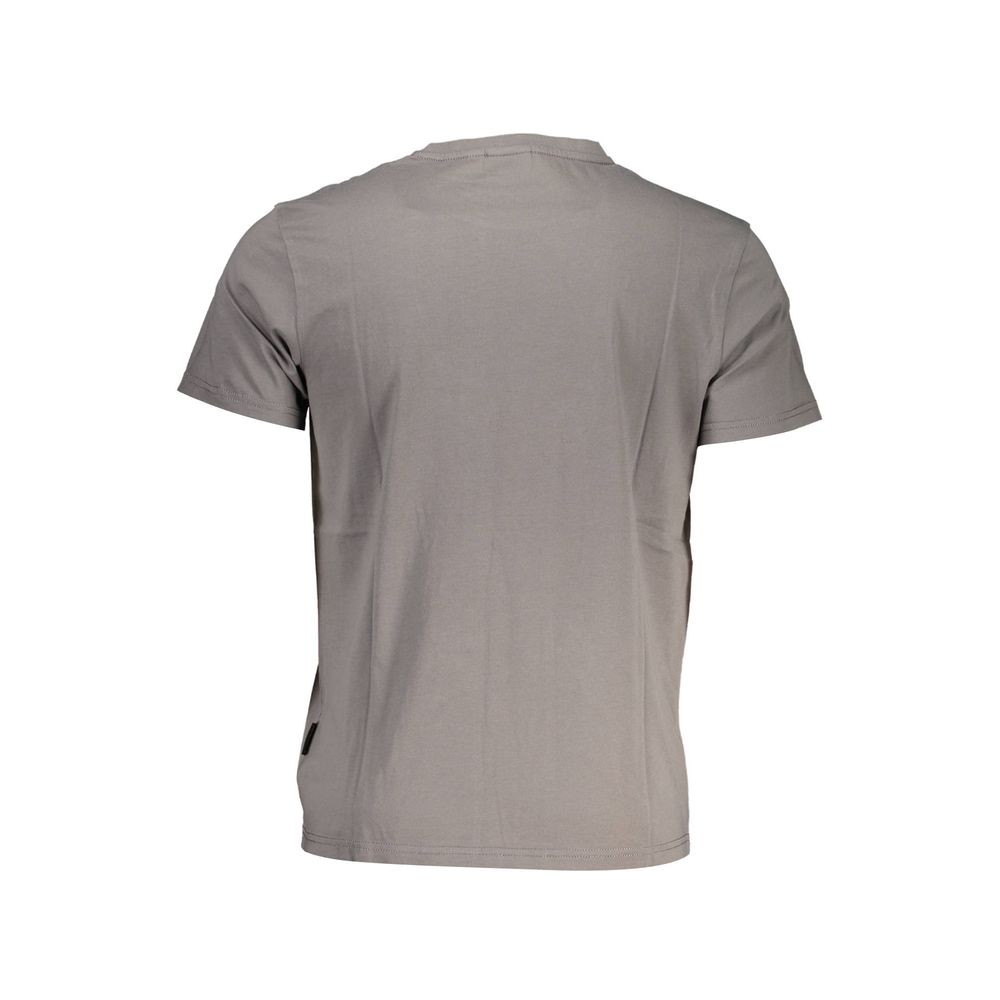 Camiseta de algodón gris Napapijri