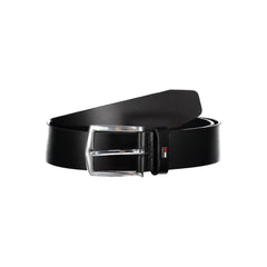 Cinturón de cuero negro Tommy Hilfiger