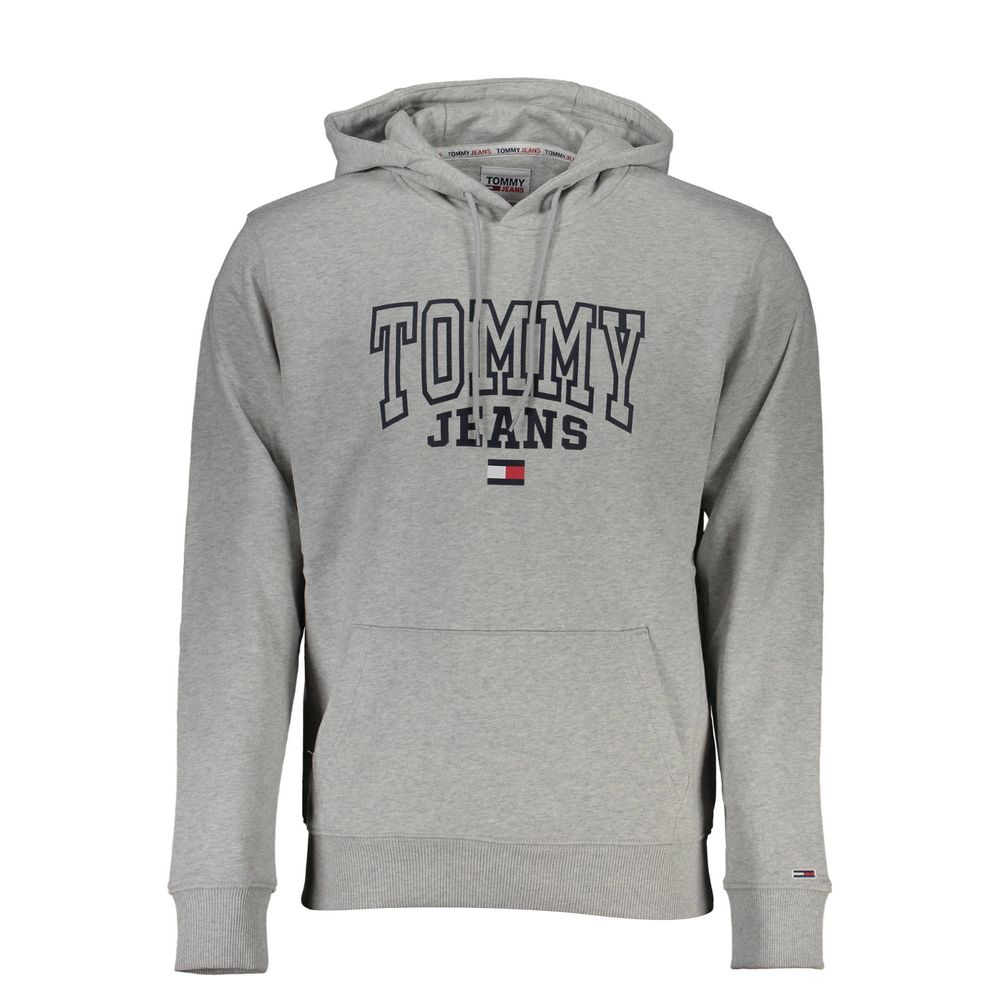 Suéter de algodón gris de Tommy Hilfiger