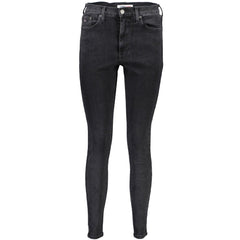 Vaqueros y pantalón de algodón negro Tommy Hilfiger