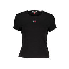 Camisetas y tops de algodón negros de Tommy Hilfiger